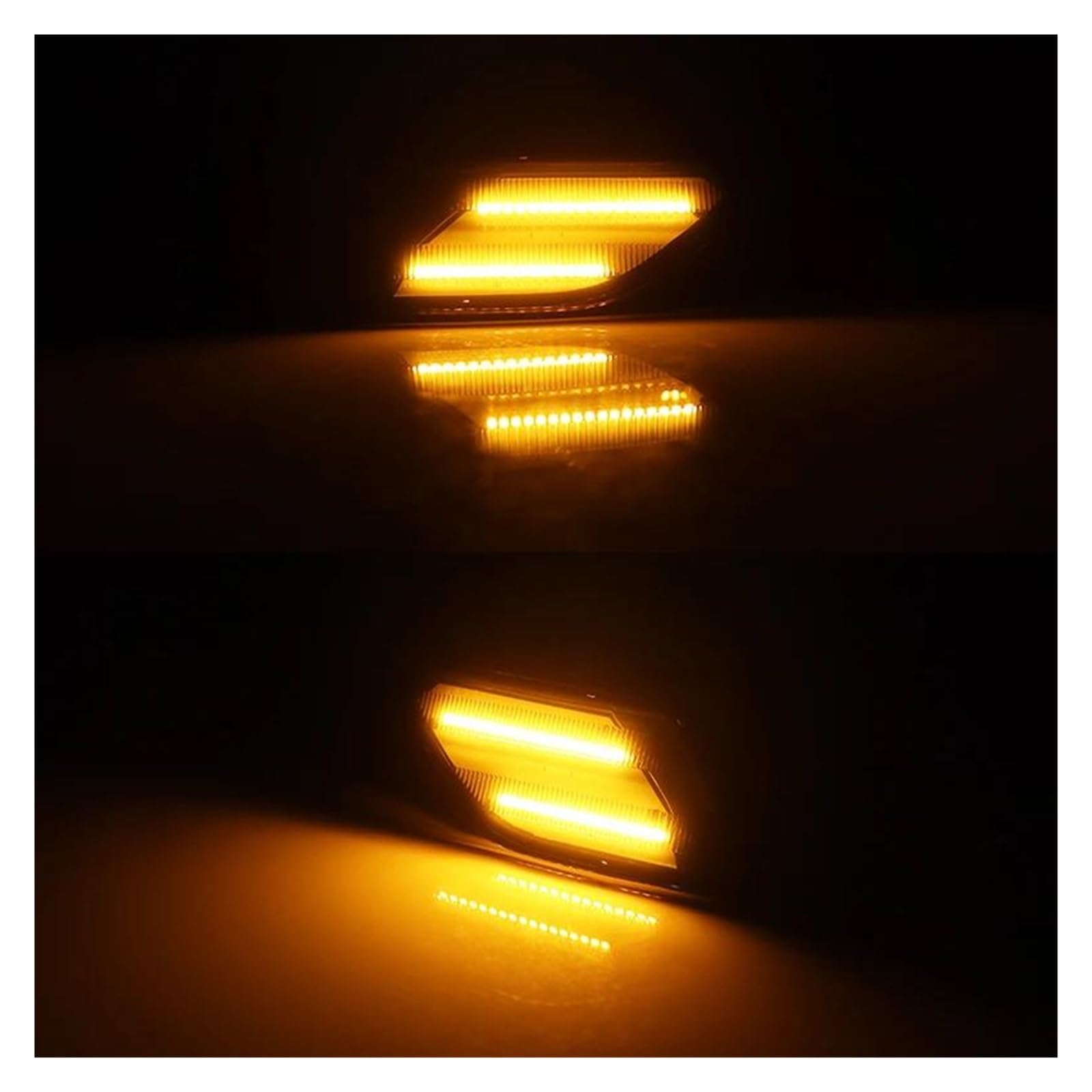 Genérico Intermitente Delantero Para Jeep Para Wrangler JL 2018-up 12V Luces LED De Posición Lateral Ámbar Reemplazar Señal Giro OEM