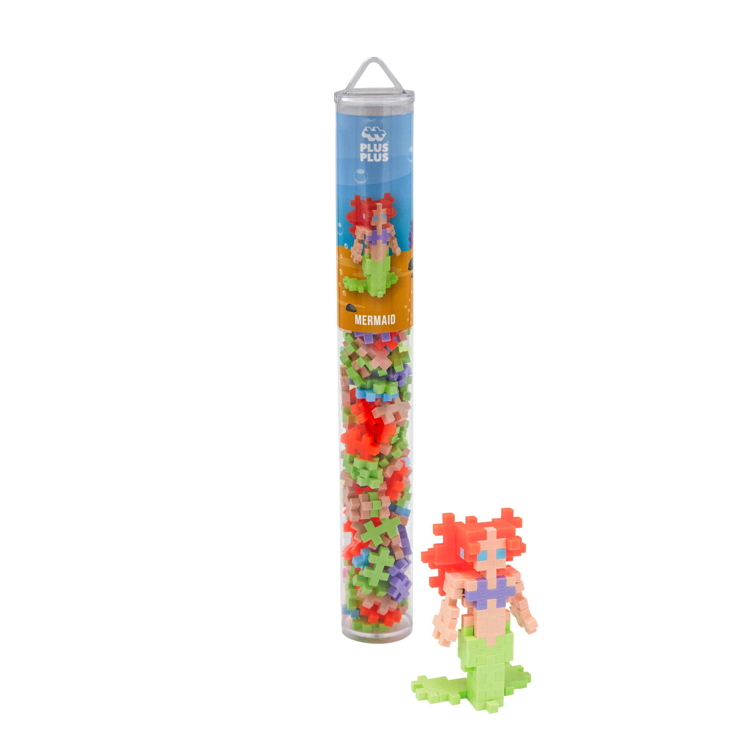 Plus Plus Mermaid Building Bricks - 100 Pieces