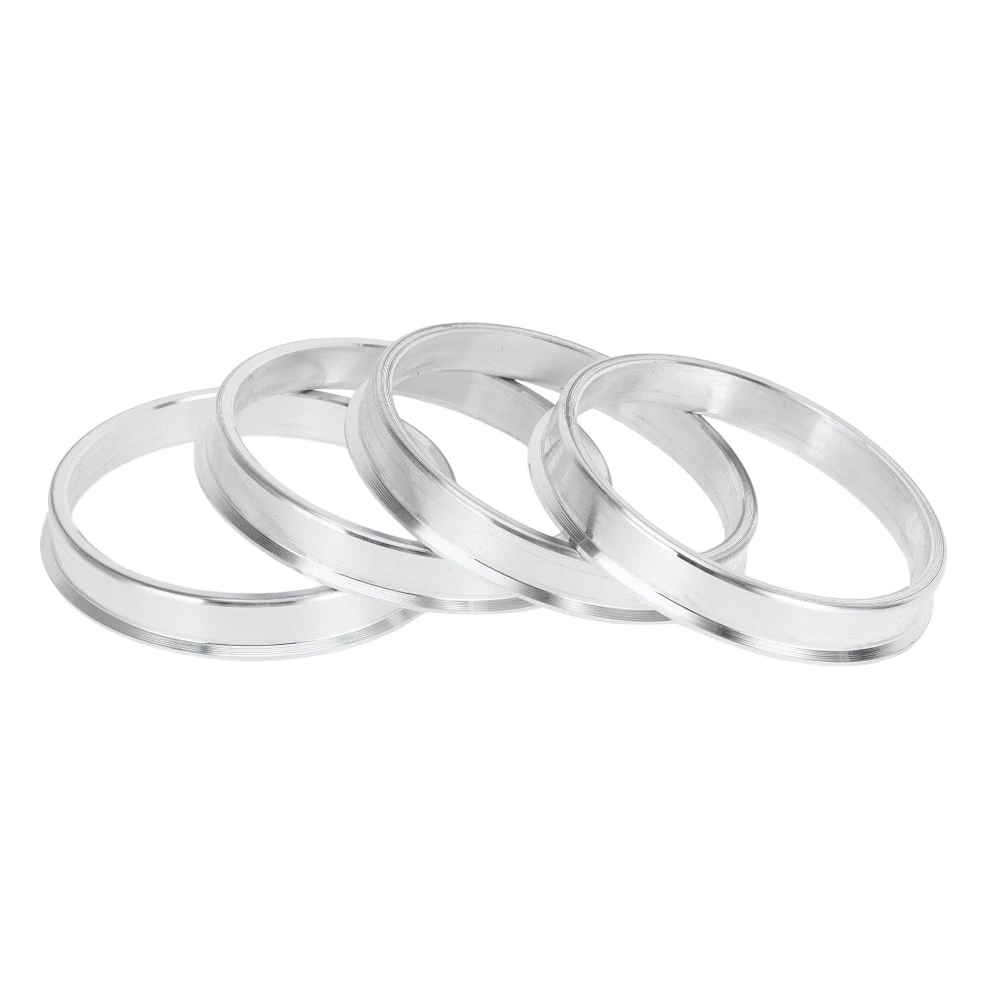 4 Bagues De Centrage De Moyeu INFINAUTO - Diamètre Intérieur 57,1 Mm, Extérieur 74,1 Mm - En Alliage D'aluminium - Pour Adapter Des Roues Après-vente