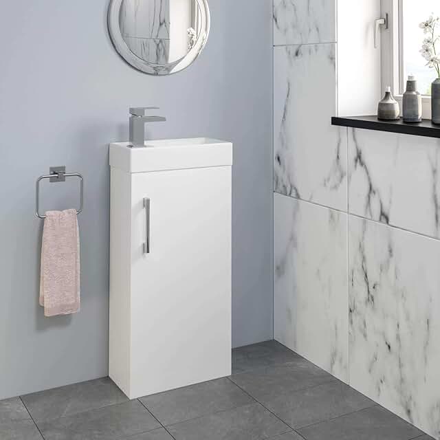 Amazon.co.uk small vanity unit with basin