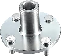 Vista 7 de Buje de Rueda de Eje Vivo de Go Kart 4" x 4" para Eje de 1", con Reducción de 1" a 3/4