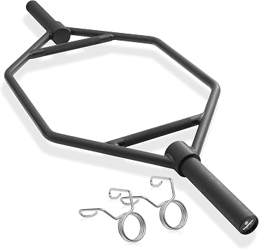 Philosophy Gym 2" Olympic Hex Trap Bar - Pro Barbell for Deadlifts, Shrugs & Squats