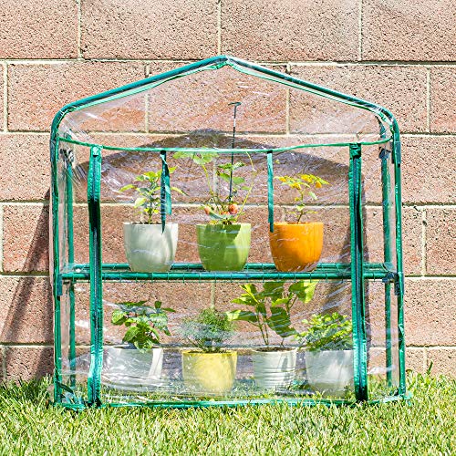 image for Educational Insights GreenThumb Greenhouse With Vinyl Cover, Perfect F
