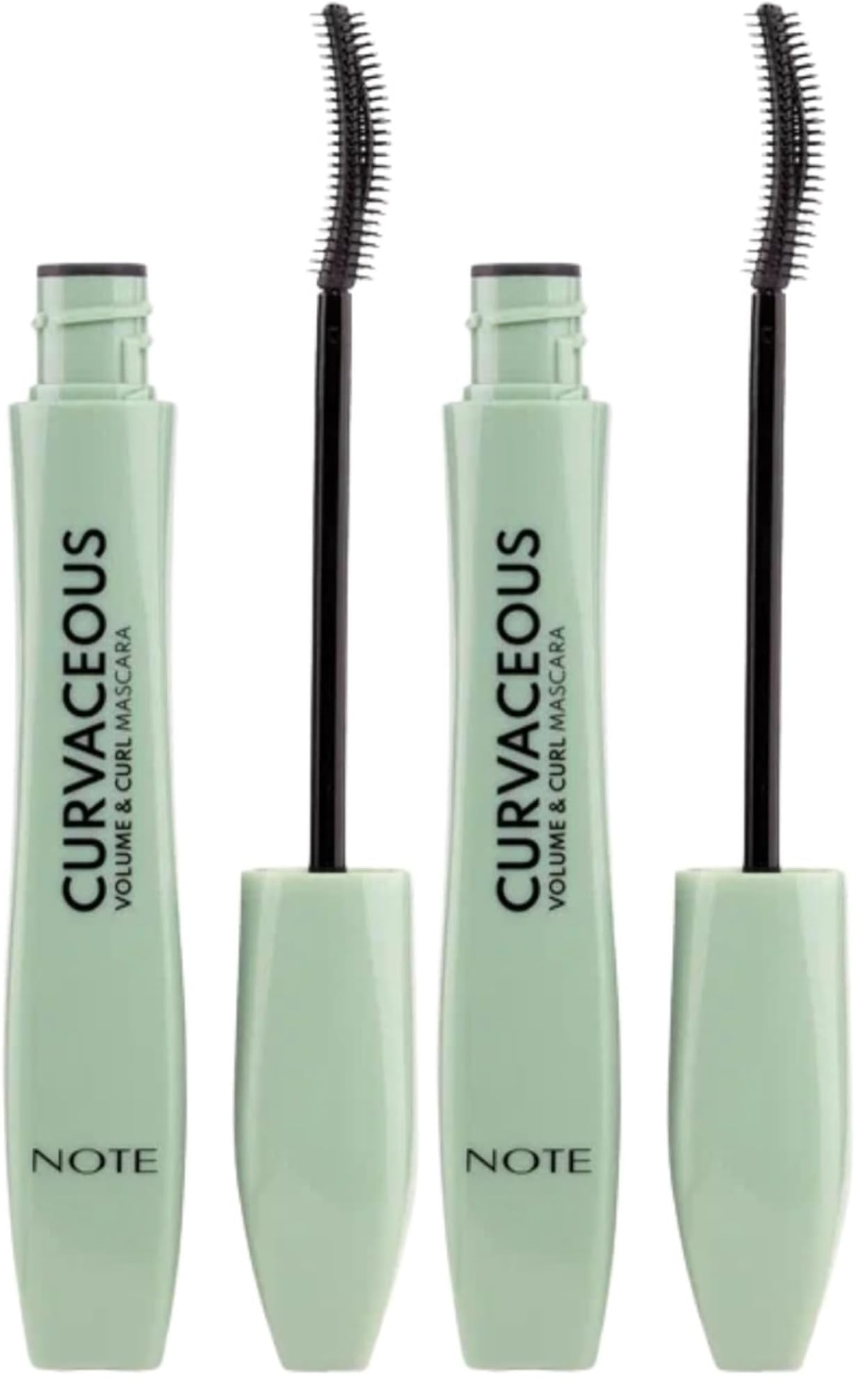 Note Cosmetics Curvaceous Hacim ve Kıvırma Etkili Maskara - Siyah (2 paketi)