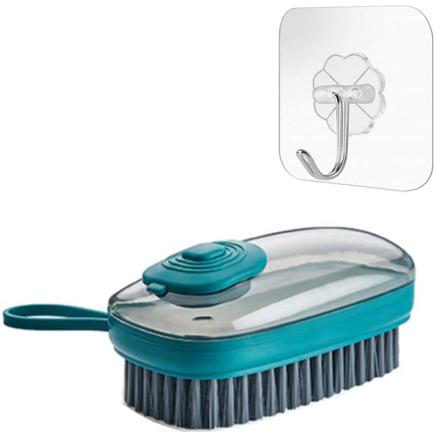 Prostuff.in® Scrub Brush, Quality Soft Laundry Clothes Shoes Pot Washing Scrubbing Brush, Automatic Liquid Addition, Easy to Grip Household Cleaning Brushes with Wall Hook (Multicolor) (B0CLD1ZDB2) Amazon Price History, Amazon Price Tracker
