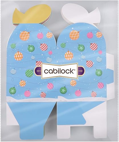 Miniatura 7 de 24 cajas de regalos de Navidad, cajas de Navidad para galletas, cajas plegables de Navidad, cajas de papel de regalo de Navidad para pasteles de