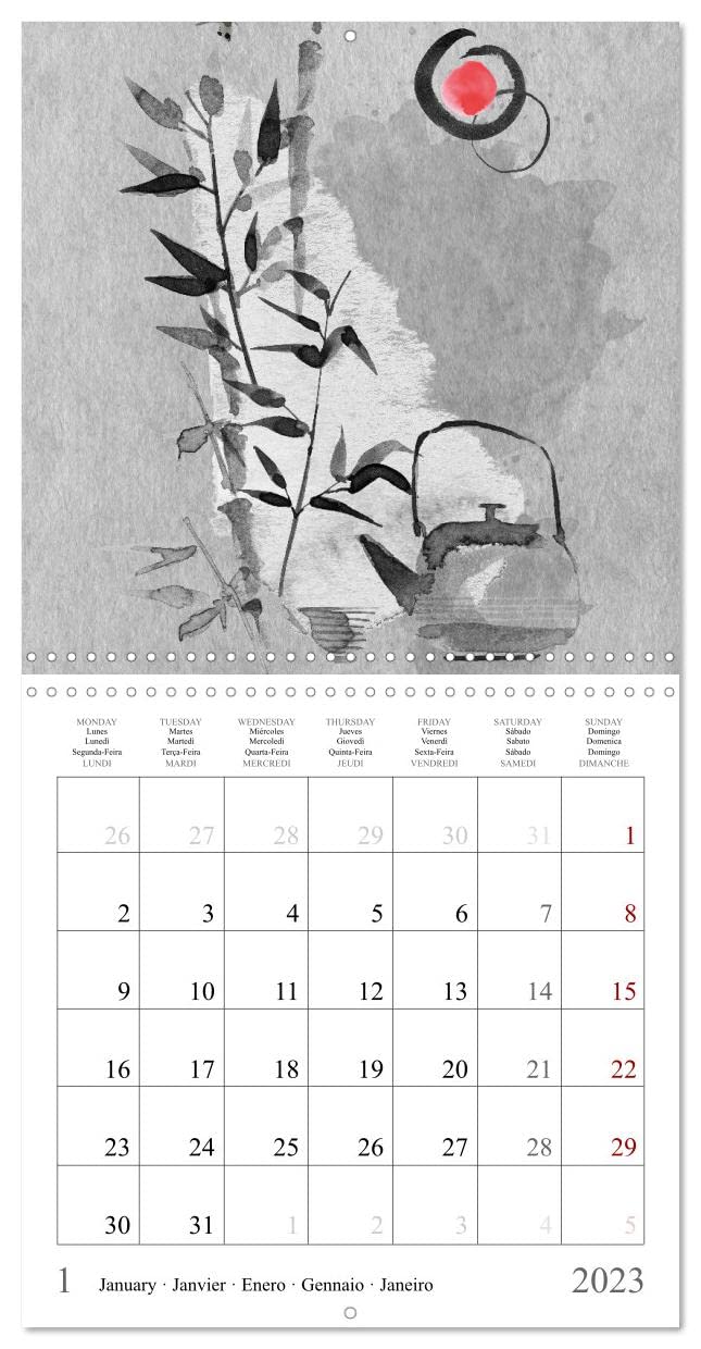 calendari giapponesi - 3 Sogni giapponesi (Calendario da parete 23 300 × 300 mm quadrato) : Amazon.it: Cancelleria e prodotti per ufficio