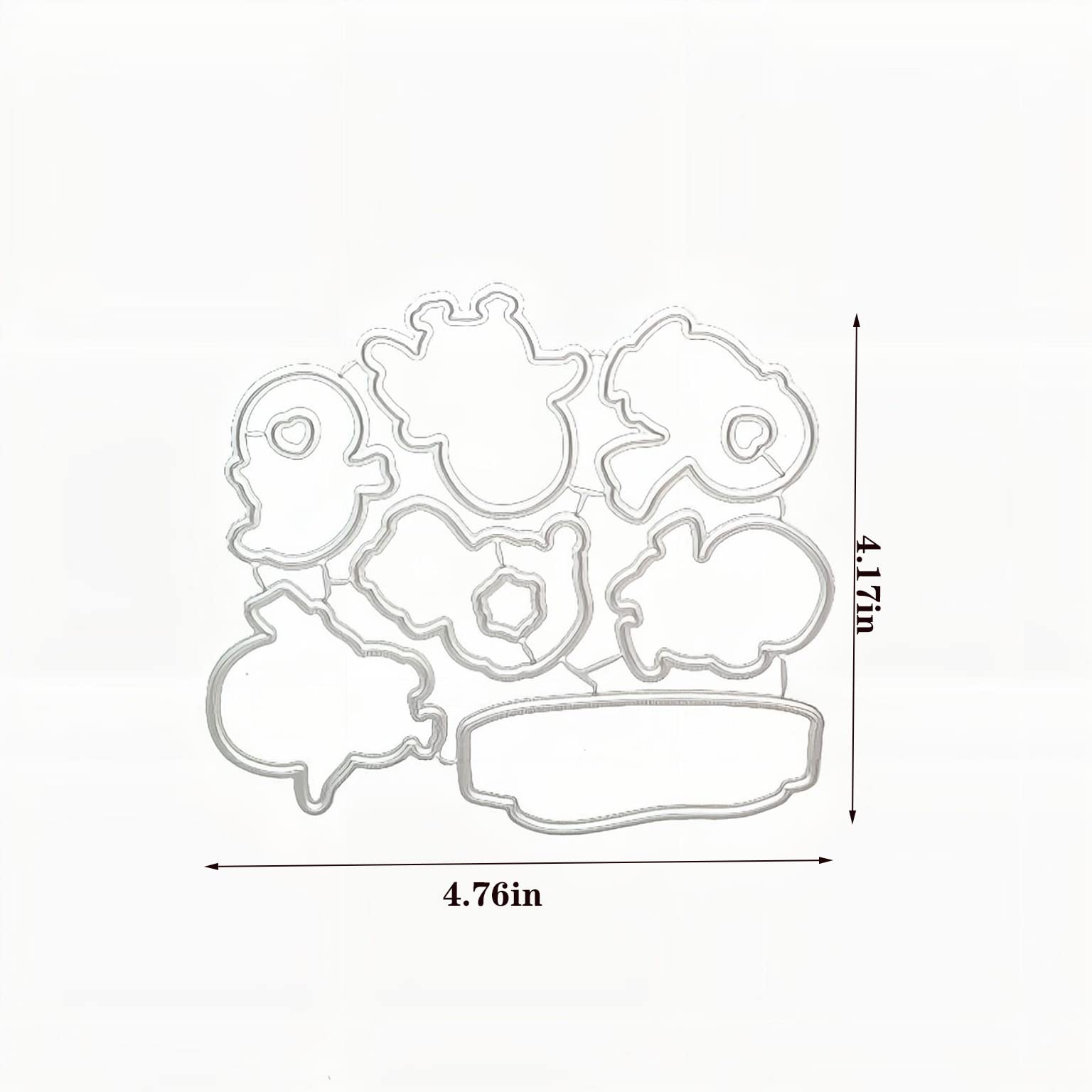 Briartw Set Di Fustelle E Timbri In Silicone Trasparente Per Biglietti Fai Da Te E Scrapbooking