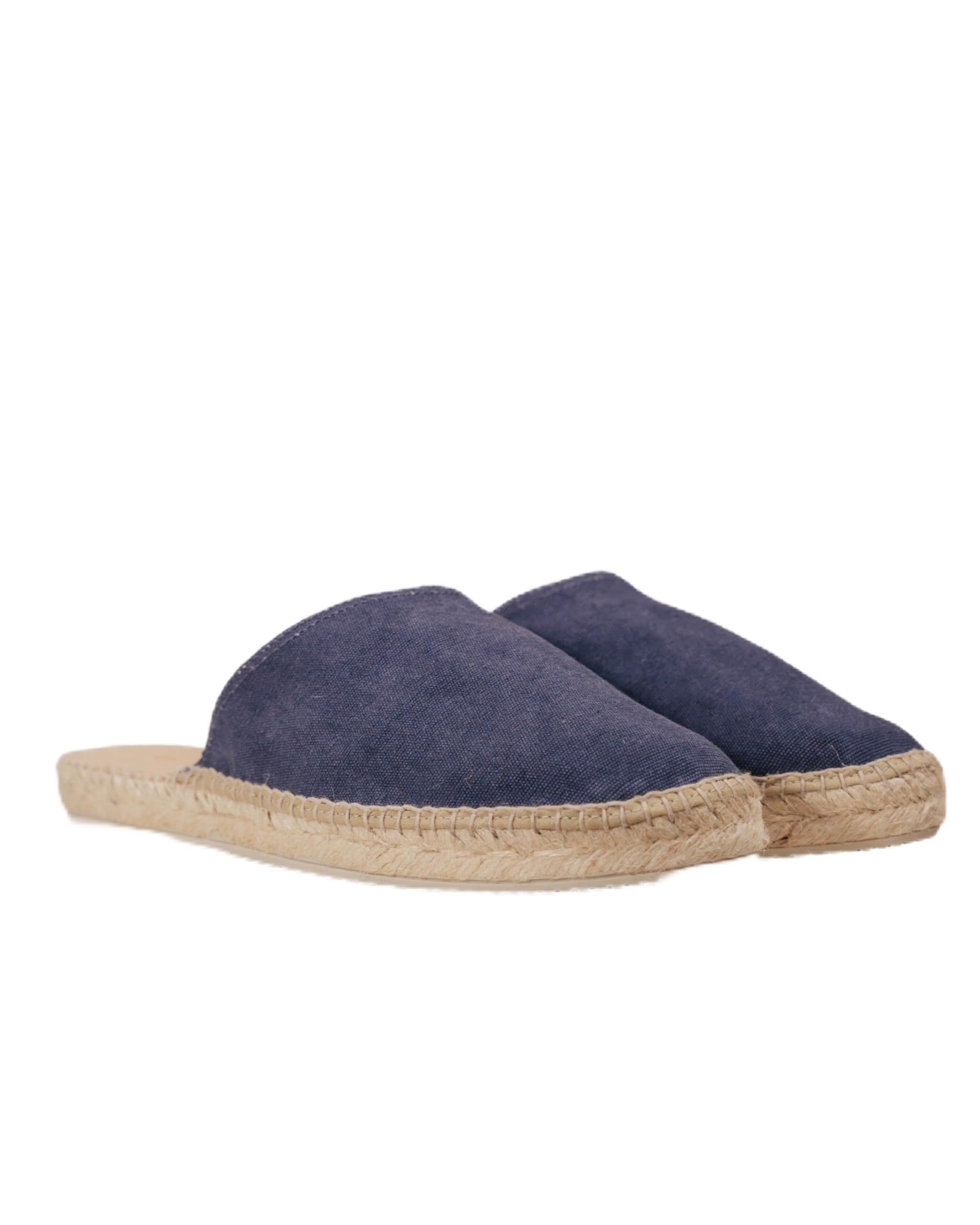 Bayona Ibiza — Mule Espadrille Homme Coton, Cousue Main en Espagne
