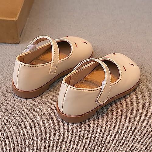 Girls Closed Toe Leaky Toe Solid Color Mary Jane Soft Bottom Princess Sandals Beach Prom Wedding Shoes Sandals 12 Girls3