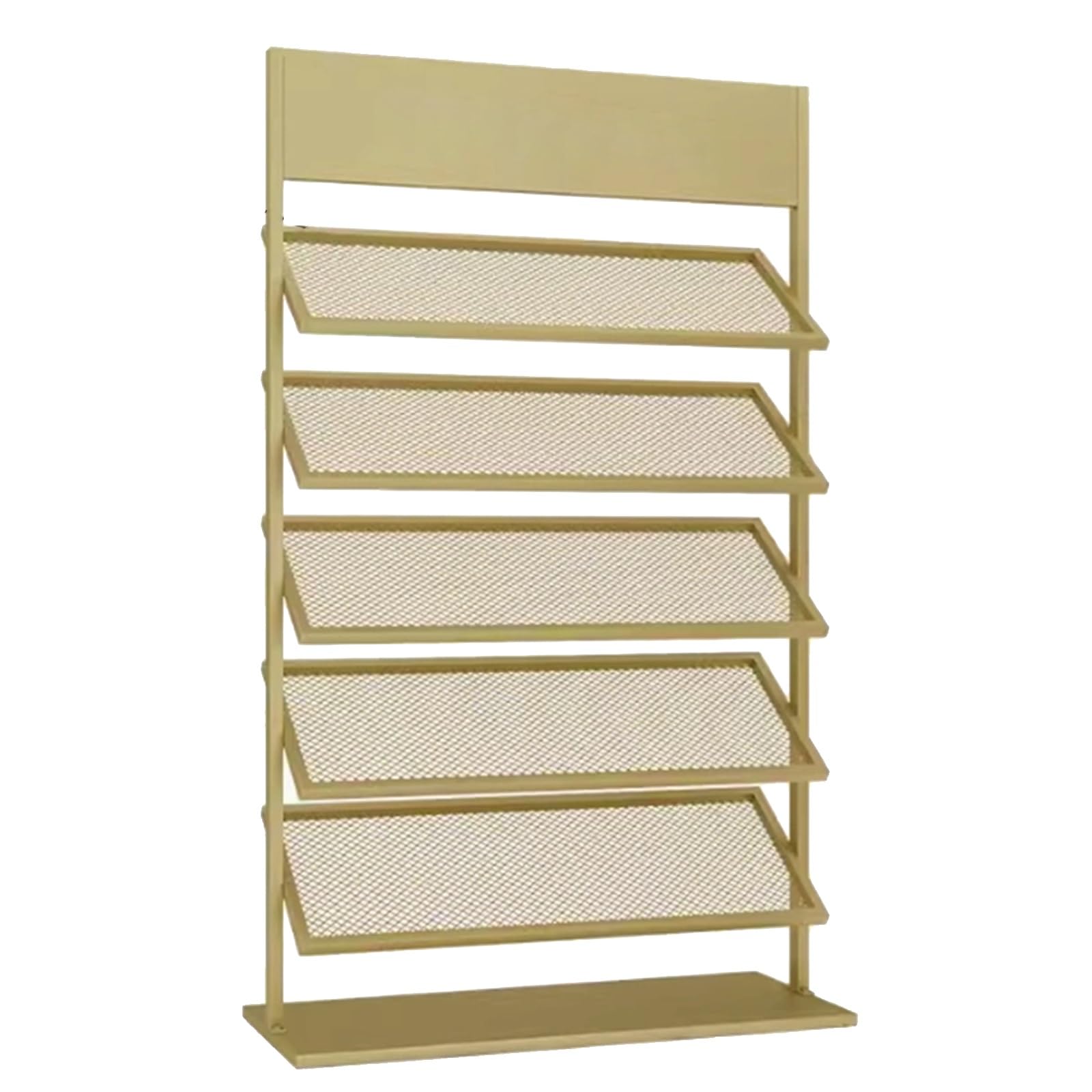 SWENEEN Freestanding Tile Rack,Porcelain Marble Sample For Malls Warehouses,Stone Storage For 60,Gold-80cm/31.5in