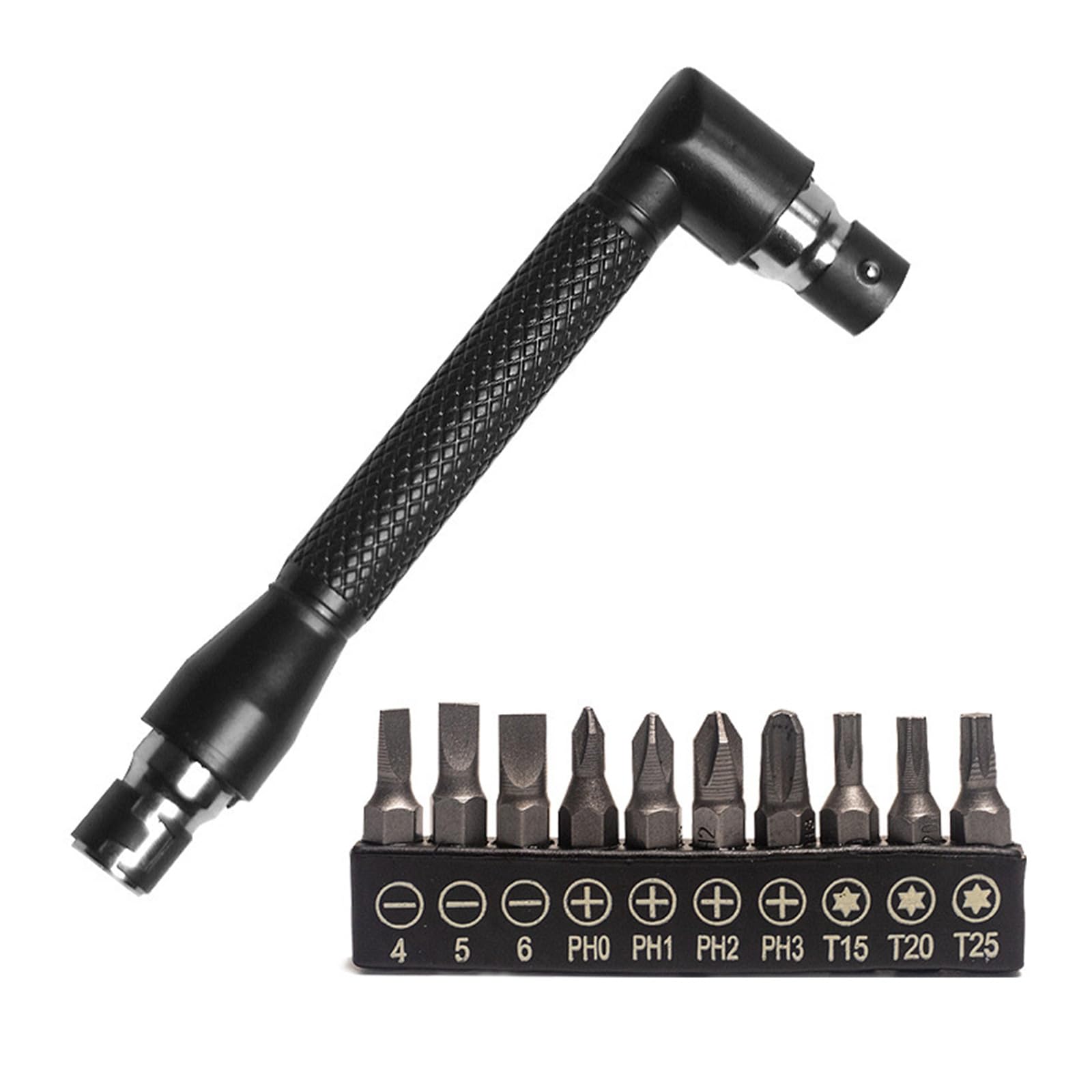 Amazon | L字ドライバービットツールセット 1/4ソケットレンチ 六角