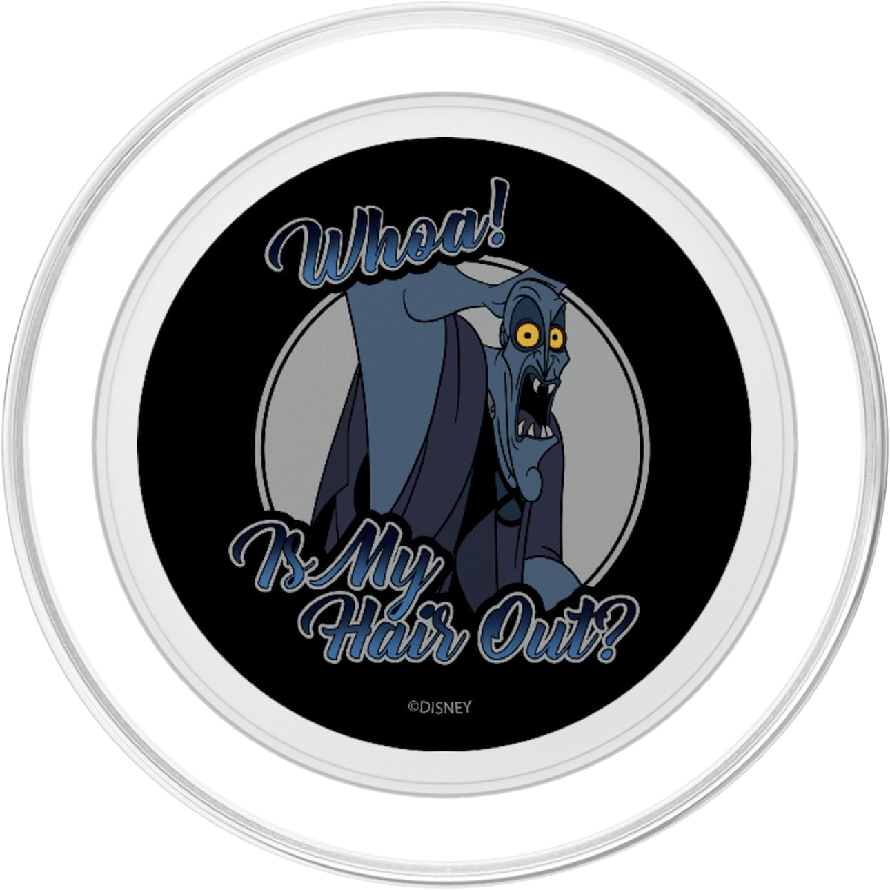 Disney Villains Hades Whoa Is My Hair Out PopSockets MagSafe PopGrip for iPhone