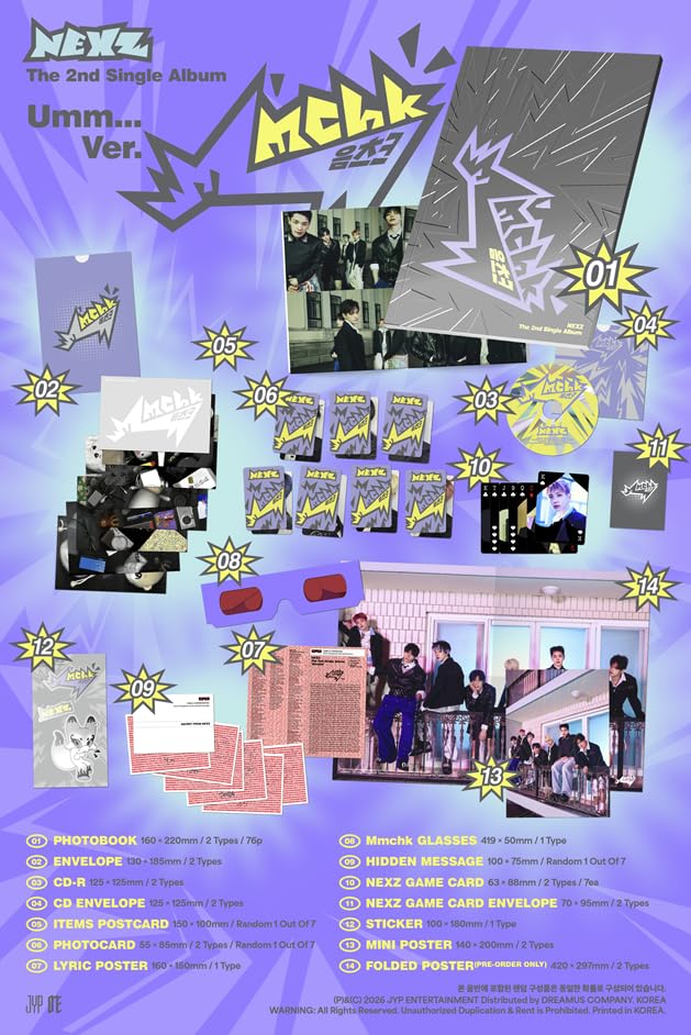 Amazon.co.jp: NEXZ - 2nd [ Mmchk ] 韓国盤 (ランダム1種) : おもちゃ