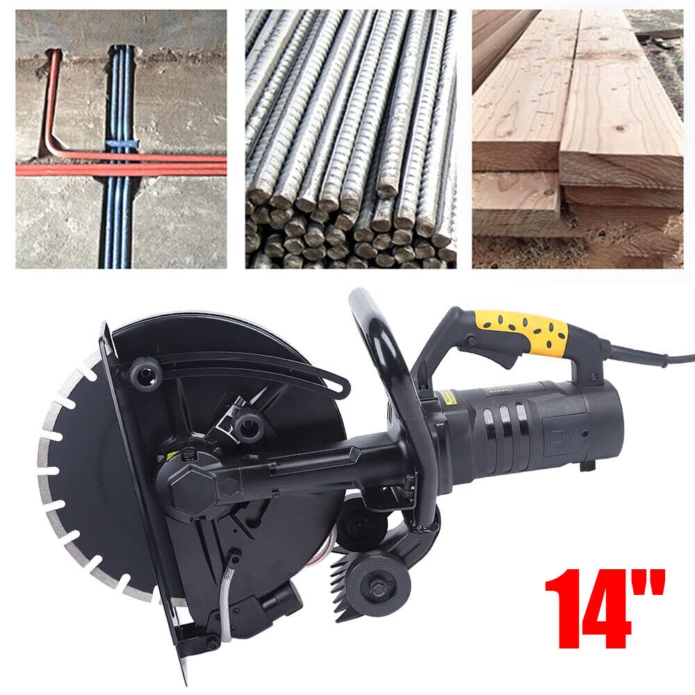 2800 W szlifierka oddzielająca, rowki laserowe, przecinak do betonu, bruzdownica do muru, szerokość szczeliny Ø 350 mm, przecinak do cięcia 220 V