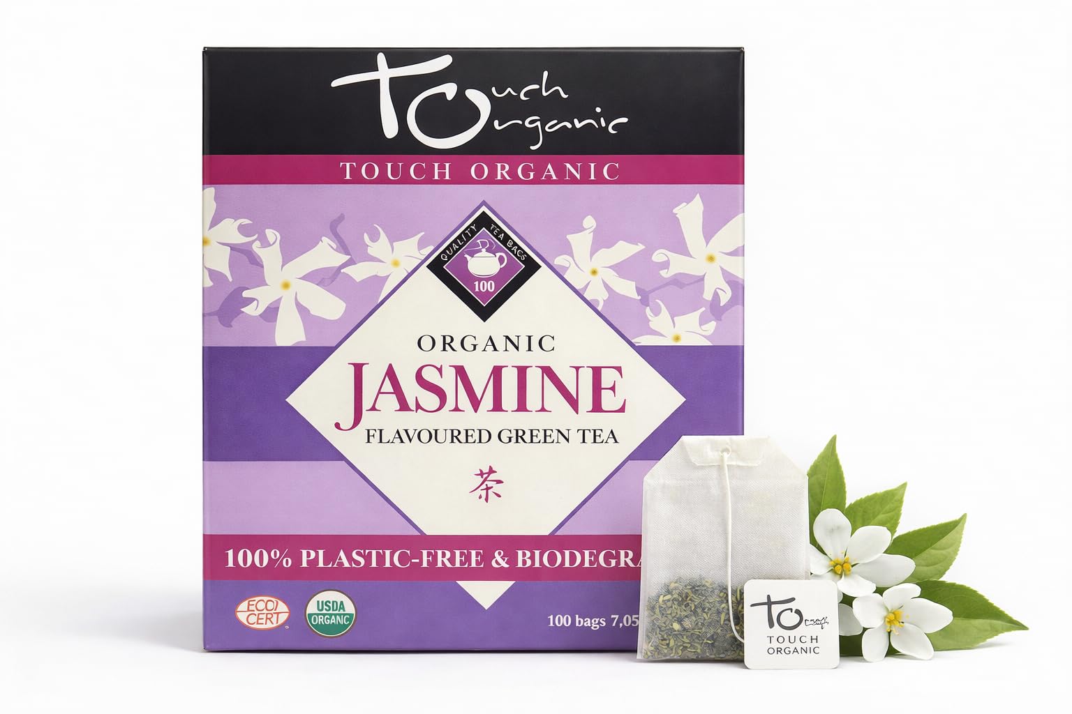 Amazon.com : Touch Organic China Organic Tea Cube, Jasmine Green