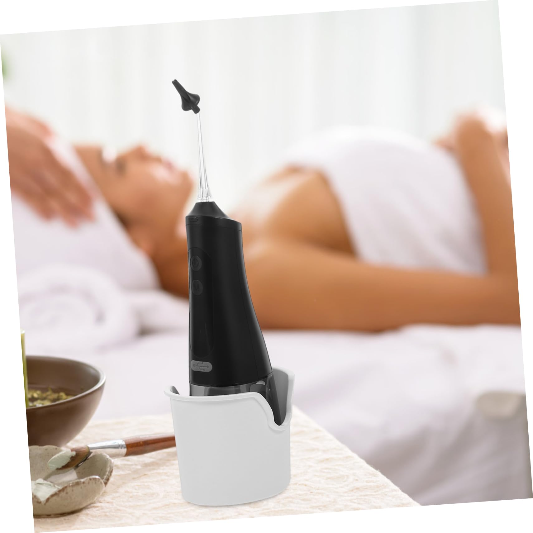 Limpiador Eléctrico de Cerumen Negro 350ml Ipx7 Plástico