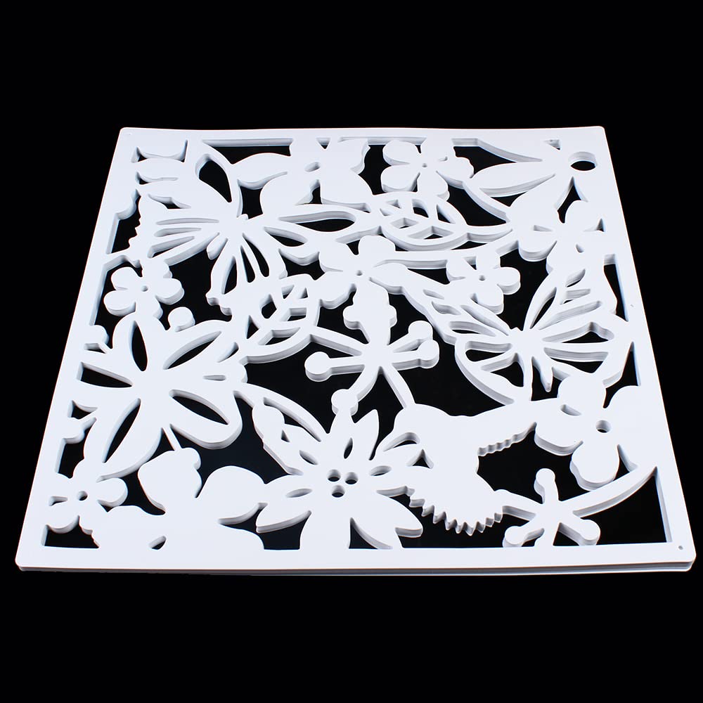 12 stuks hangend kamerscherm, scheidingswand, inkijkbescherming, ruimteverdeler, gordijn, bloemen, scheidingswand, hangend scherm, ruimteverdeler, woonwand, 40 x 40 cm 12 stuks hangend kamerscherm, scheidingswand, inkijkbescherming, ruimteverdeler, gordijn, bloemen, scheidingswand, hangend scherm, ruimteverdeler, woonwand, 40 x 40 cm