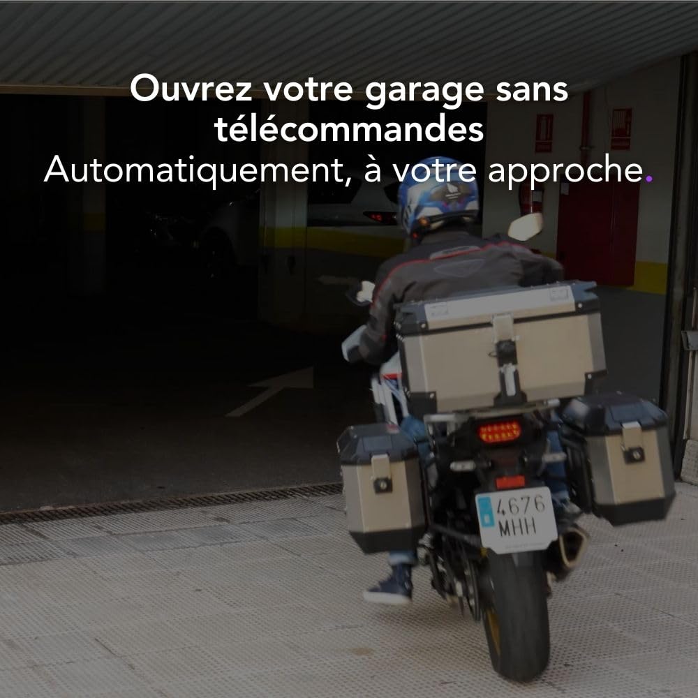 Kit de démarrage | Télécommande de Garage WiFi – Bien Plus Que d'ouvrir Une Porte de Garage avec Votre Mobile et Votre Voix – Contrôle Max 2 Portes par Starter Kit