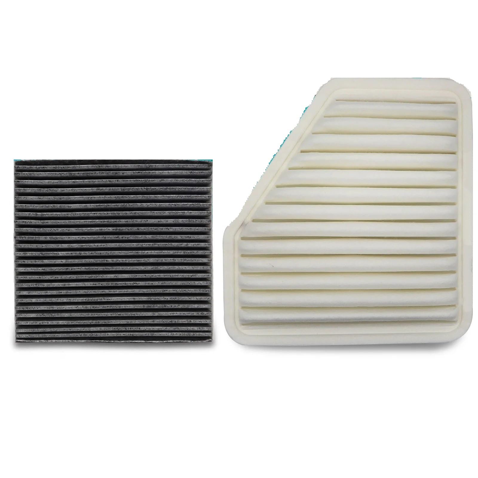 Aejghfwjh One Color Cabin Air Filter For Toyota For Rav4 2006-2012 V6 3.5L Set Engine Cabin Air Filter 17801-31120 87139-Yzz08
