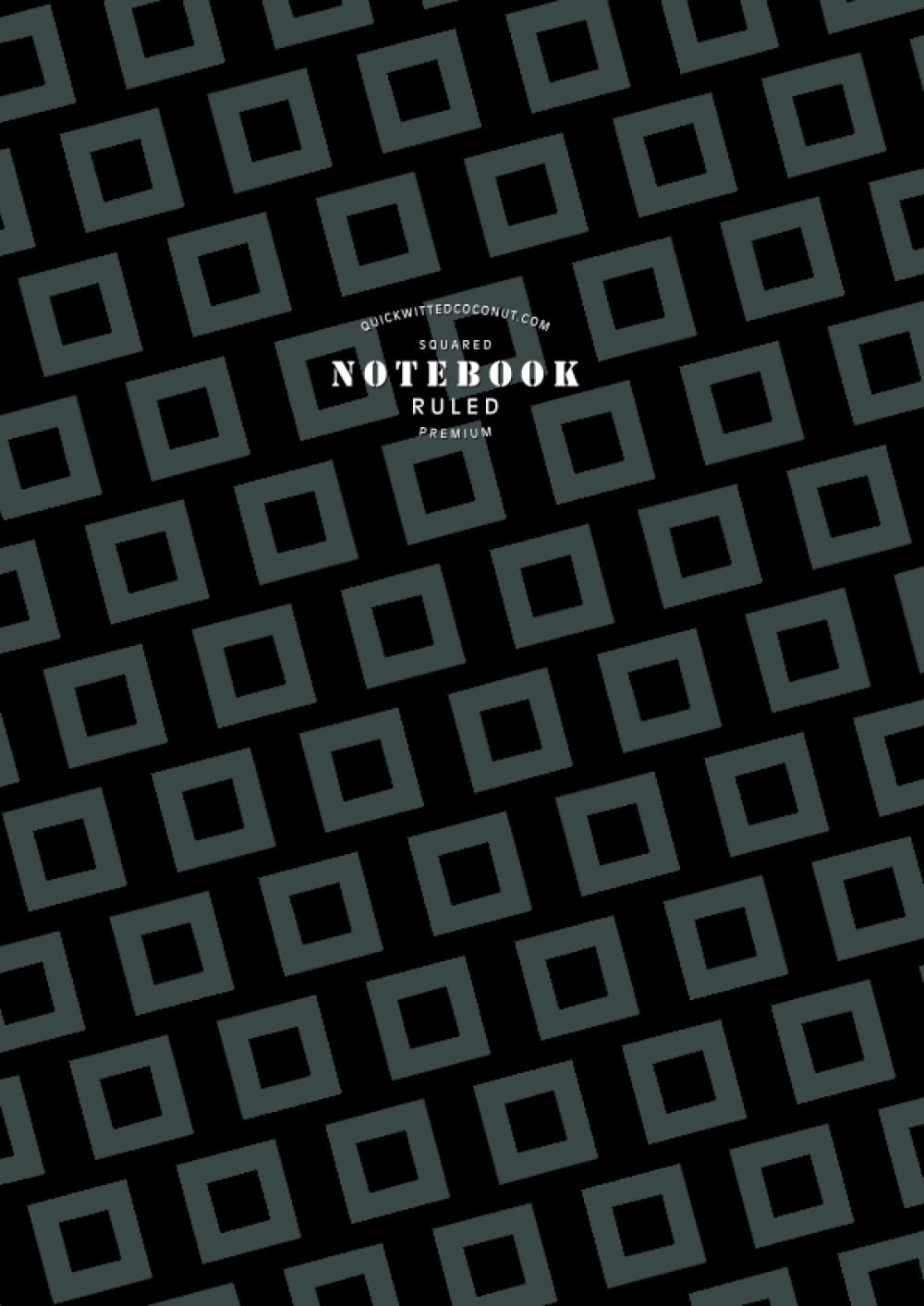 Squared - A4 Lined Premium Notebook: (Office Edition) Fun notebook 192 lined pages (A4 / 8.27x11.69 inches / 21x29.7cm)