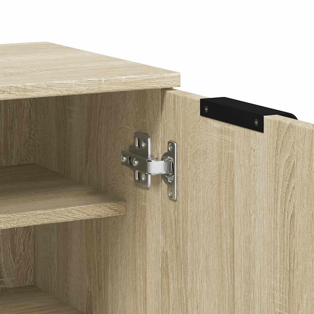 vidaXL Zapatero Madera contrachapada Roble Sonoma 59x35x100,5 cm