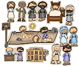 Story Time Felts Good Samaritan Bible Felt Board Figures New Testament Flannel (Felt Figures only)