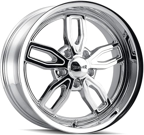 Ridler 608 20x8.5 5x4.5" +0.000 in Llanta cromada 20" pulgadas