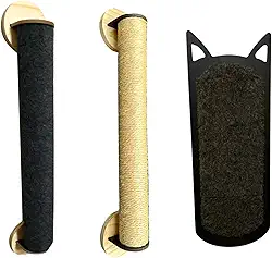 Kit Arranhador Parede para Gatos Carpete Sisal Poste Torre Brinquedo de Gato Filhotes Sem furar Parede (MALTE)