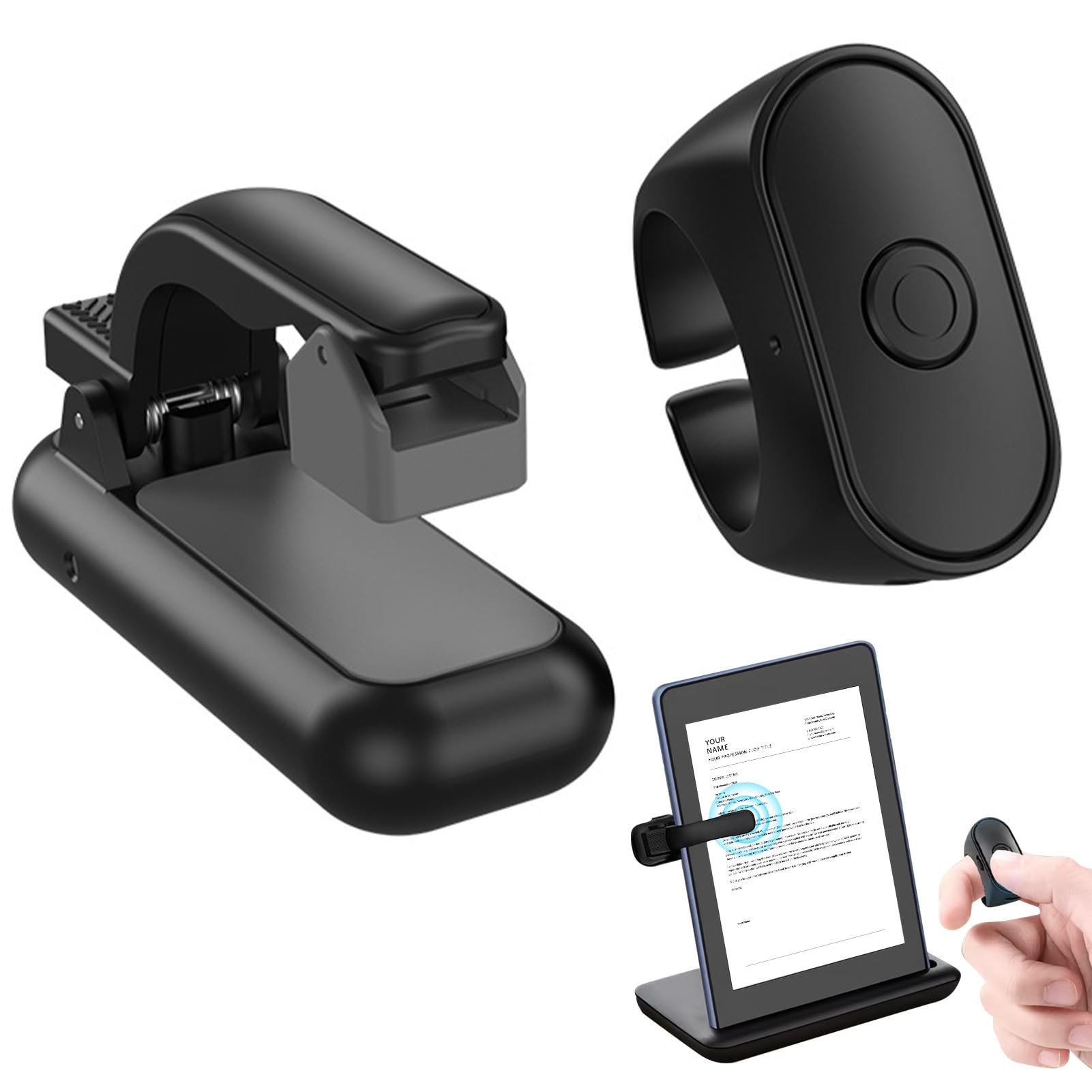 Control Remoto para Pasar Página para Lectura KO-bo Surf-Ace Cómics/Romanos IP-Hone Kin-dle Paperwhite Accesorios Scribe Oasis Pasapaginas para Distancia Ficción Cómic Fotografía