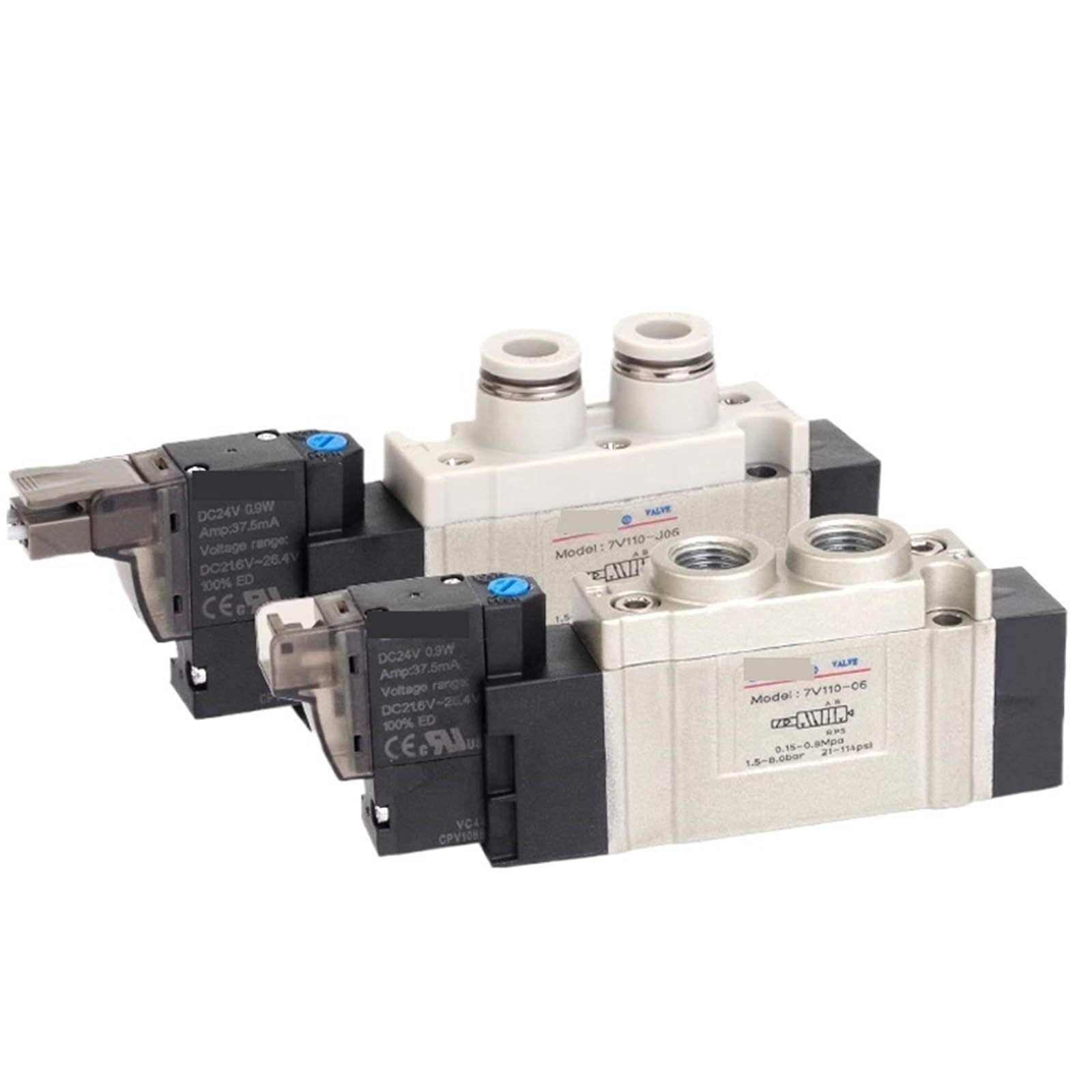 Électrovanne 5/2 voies 7V210-08 distributeur pneumatique AC220V