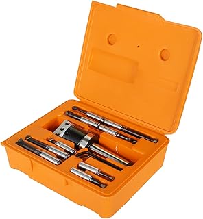 Timunr 2 Inch Boring Head MT3 Shank 3/8 Inch - 16 Thread Boring Tool Set Steel with 9Pcs 1/2 Inch Carbide Boring Bar Set