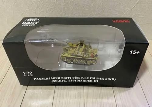 Miniatura 5 de Sanei German Mader III Anti-Tank Self Propelled Gun 172 Complete Model Military Tank Self-Propelled Gun Painted