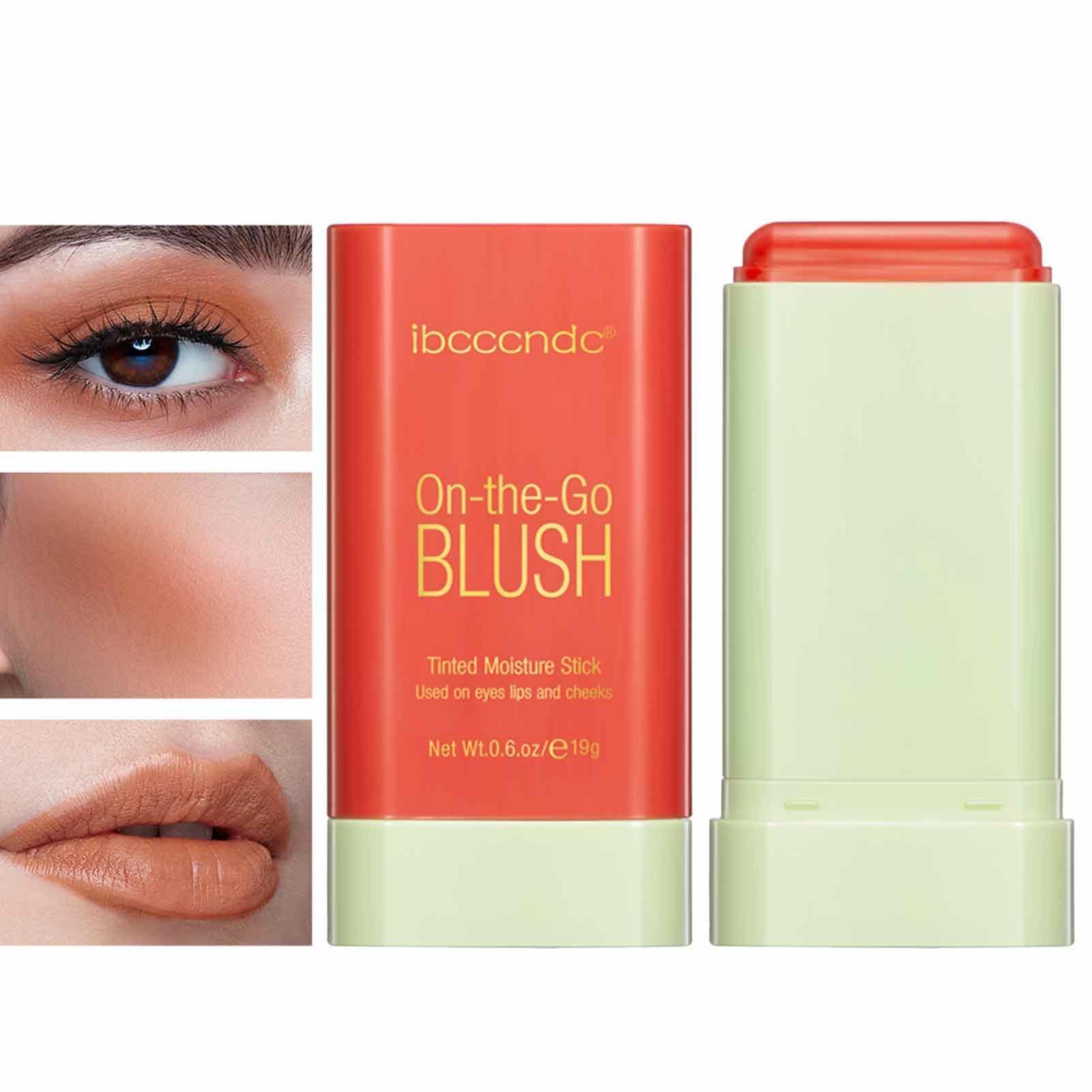 Barra De Rubor En Crema Para Mejillas | Colorete En Crema | Barra Colorete Multiusos - Colorete En Crema Barra - Barra De Rubor Resaltado Mate, Ligero Y De Larga Duración