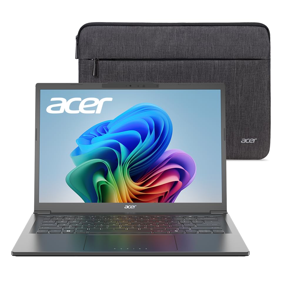Aspire 14 AI Copilot+ PC - Intel Core Ultra 5 226V & 14” WUXGA Touch - NPU: Up to 40 Tops - GPU: Up to 53 Tops | Intel Arc 130V | 16GB LPDDR5X | 1TB Gen 4 SSD | Wi-Fi 6E | A14-52MT-59DP
