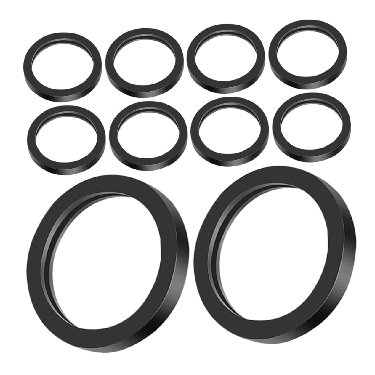 Cabilock 10pcs Car Truck Gasket Rubber Sealing Ring for Gasoline Cans Leak Proof o Shape Gasket Set