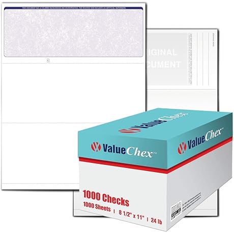 VersaCheck ValueChex Blank Business Voucher Checks