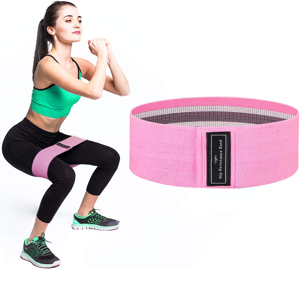LUXSURE Workout Band Resistance for Women, Exercise Bands for Working Out Fabric Fitness Resistance Bands for Women Butt and Legs