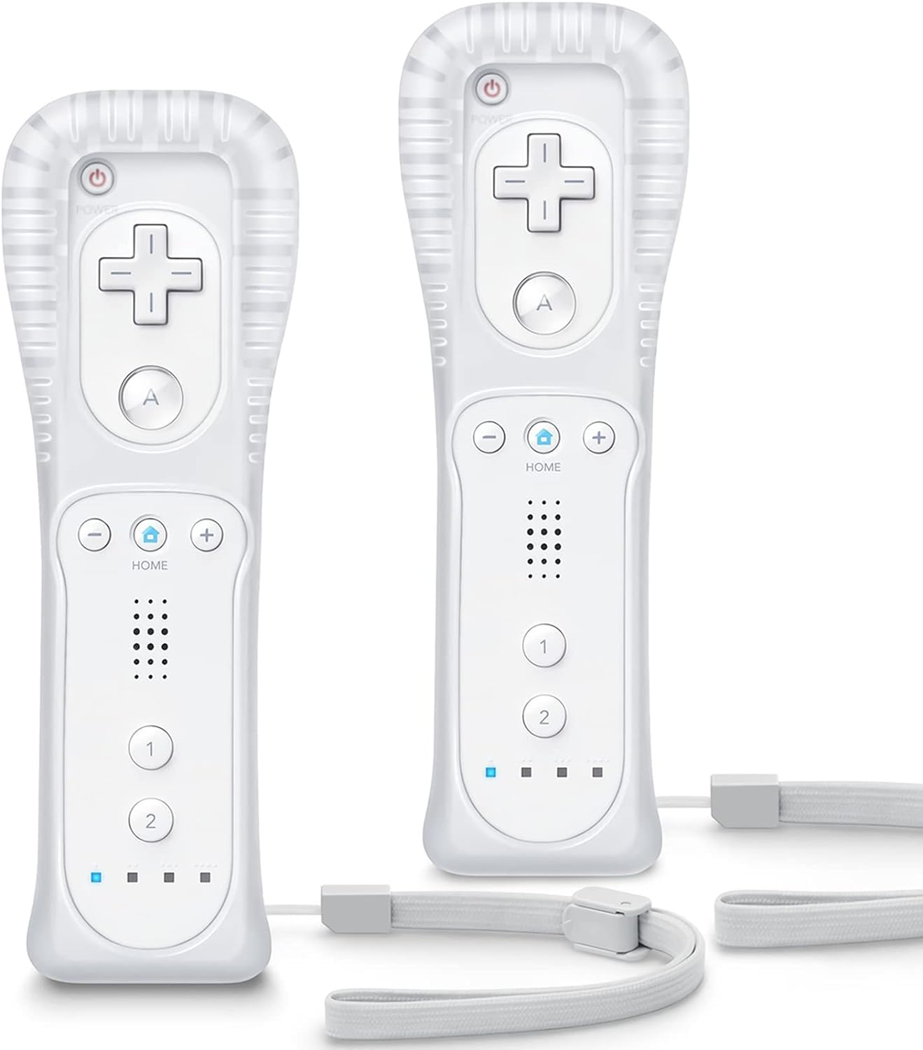 Wii Remote with Nunchuck, Wii Controller with Nunchuck, Compatible with Nintendo Wii/Wii U, 2 Pack