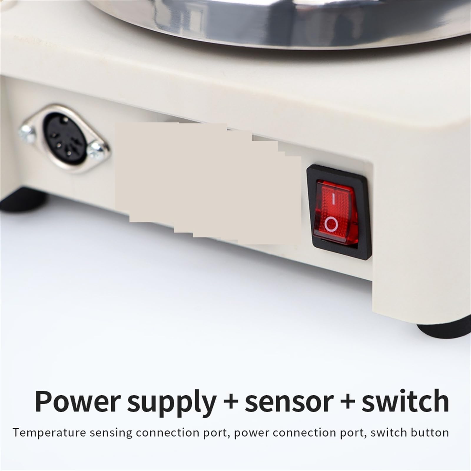 Centrifuga Agitatore magnetico elettrico con piastra riscaldante e barra di agitazione, laboratorio chimico, biologico medico, funzione conto alla rovescia