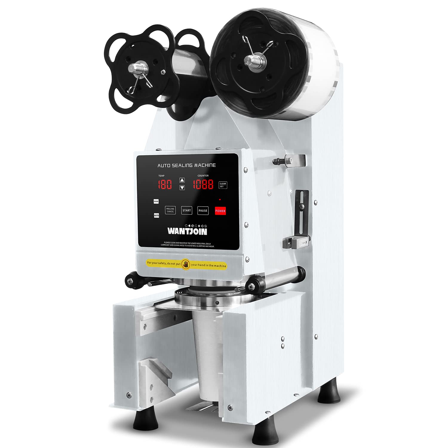 Buy WantJoin Cup Sealing Machine Full Automatic Cup Sealer Machine 90