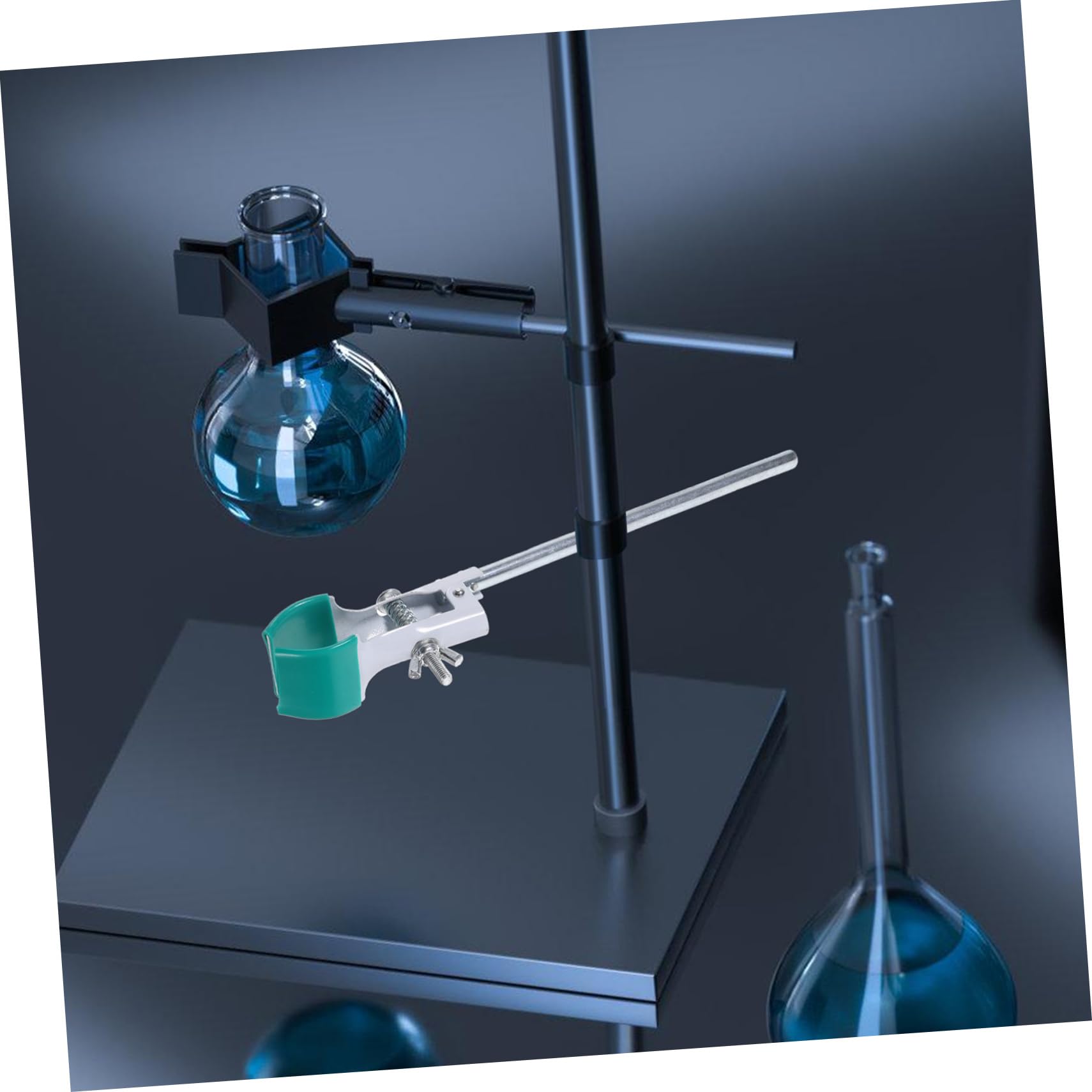 iplusmile Kit De Pinces Pour Flacons 3 Pièces Pinces Pour Béchers Pinces Pour Tubes À Essai Accessoires Pour Tables De Titrage Pinces Fixes À Fond Rond