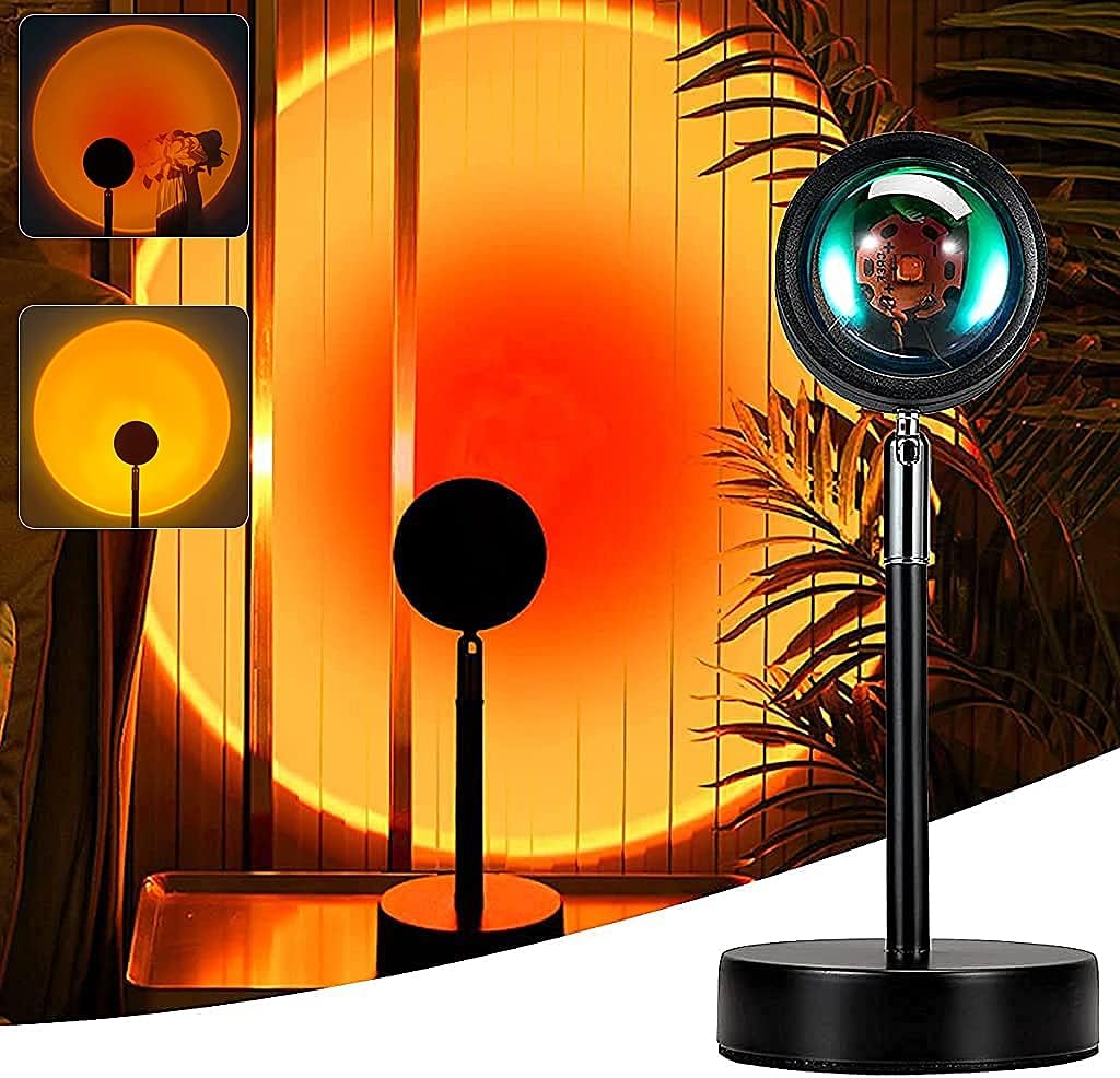 osome Sunset Lamp Projector for Room,LED Night Light with Remote Control 16 Colors,Photography/Selfie/Home/Living Room/Bedroom Decor,Romantic Visual Projection Lamp