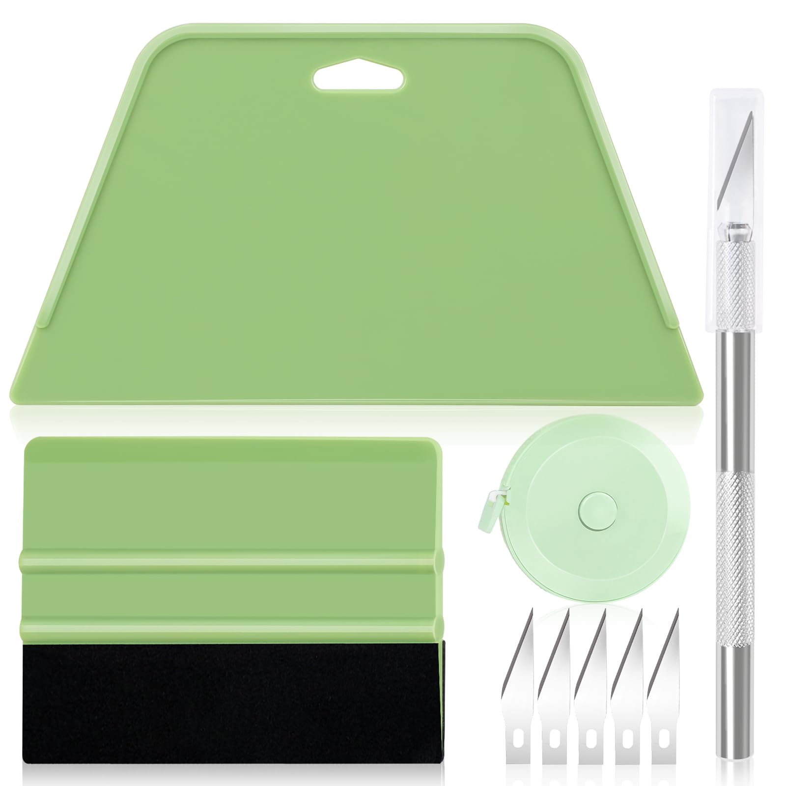 WRAPXPERT Wallpaper Tools, Wallpaper Kit Smoothing Tools for Peel and Stick, Wallpaper Installation Kits for Wallpaper Hanging, Contact Paper, Bathroom, Vinyl Backsplash Tile, Window Film Applying