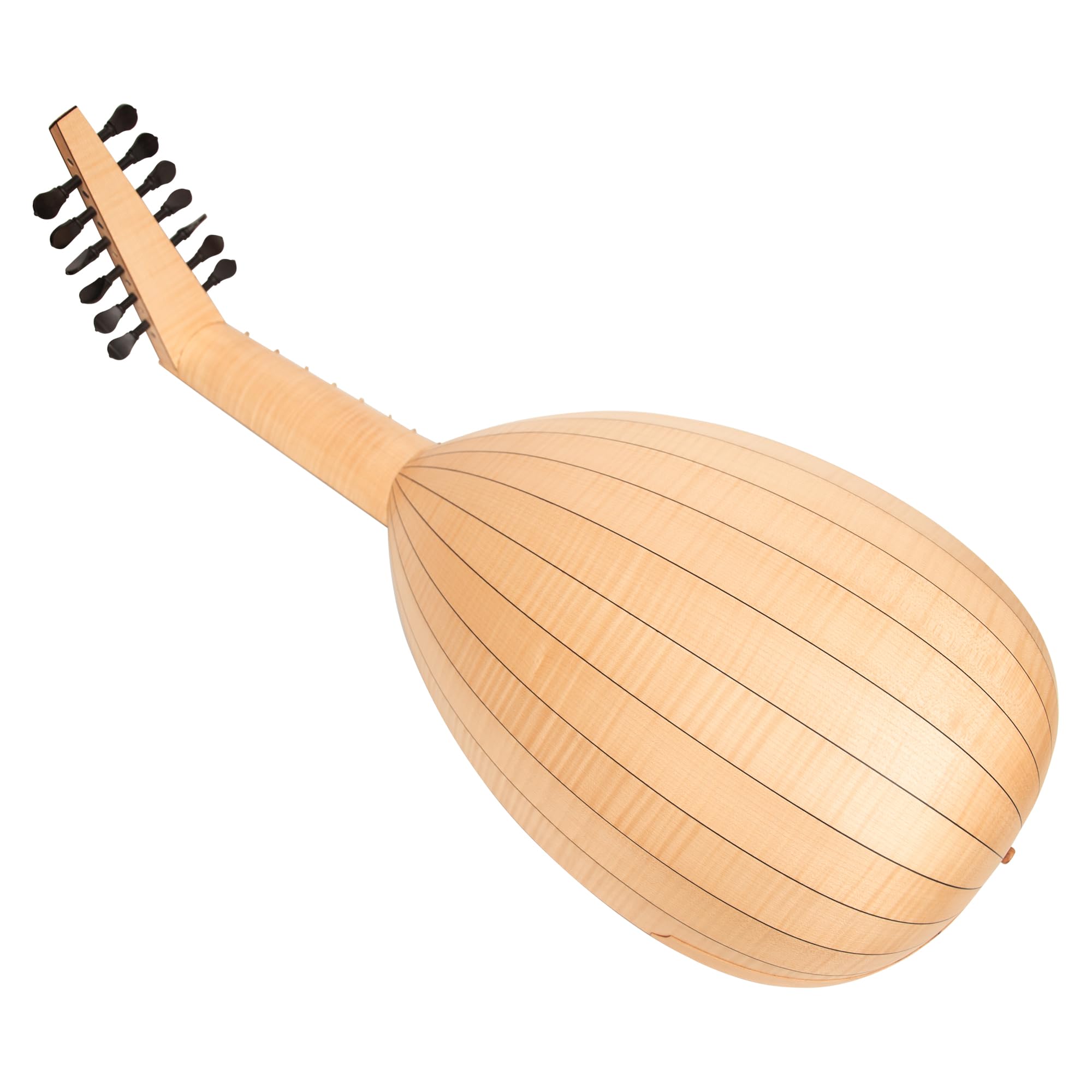 Renaissance Lute, 7 Gänge, Flammenahorn