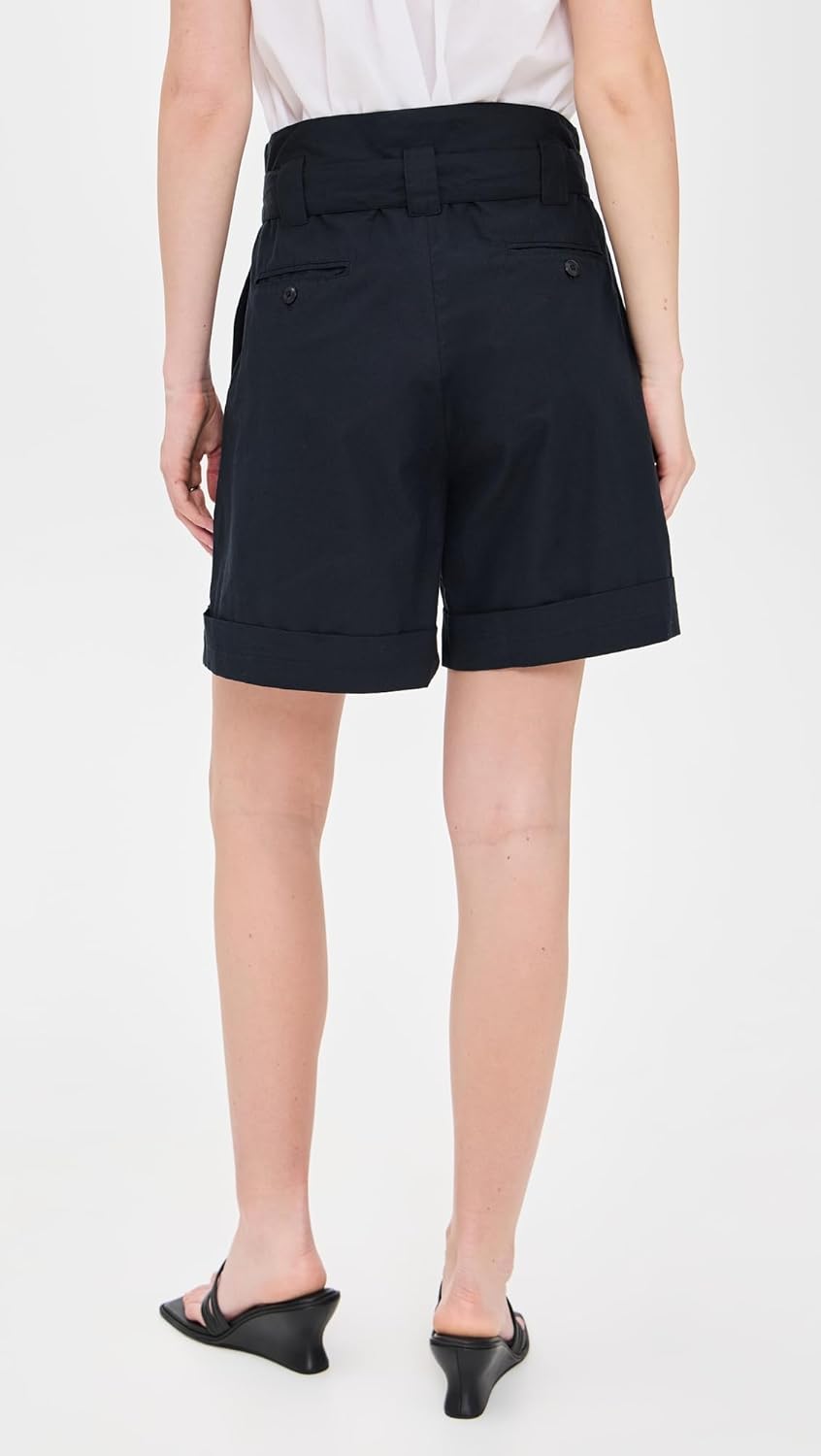 THE GREAT. Women's The Pleated Trouser Shorts - Image 3