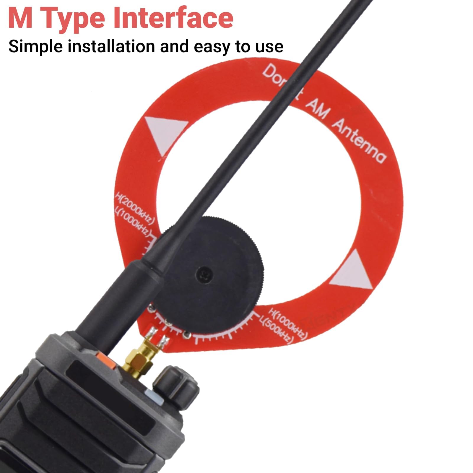 Antenna AM a Ciambella Portatile 2 Pezzi Antenna Mini Loop PCB per una Migliore Ricezione su Antenne Radio MW SW a Onde Corte
