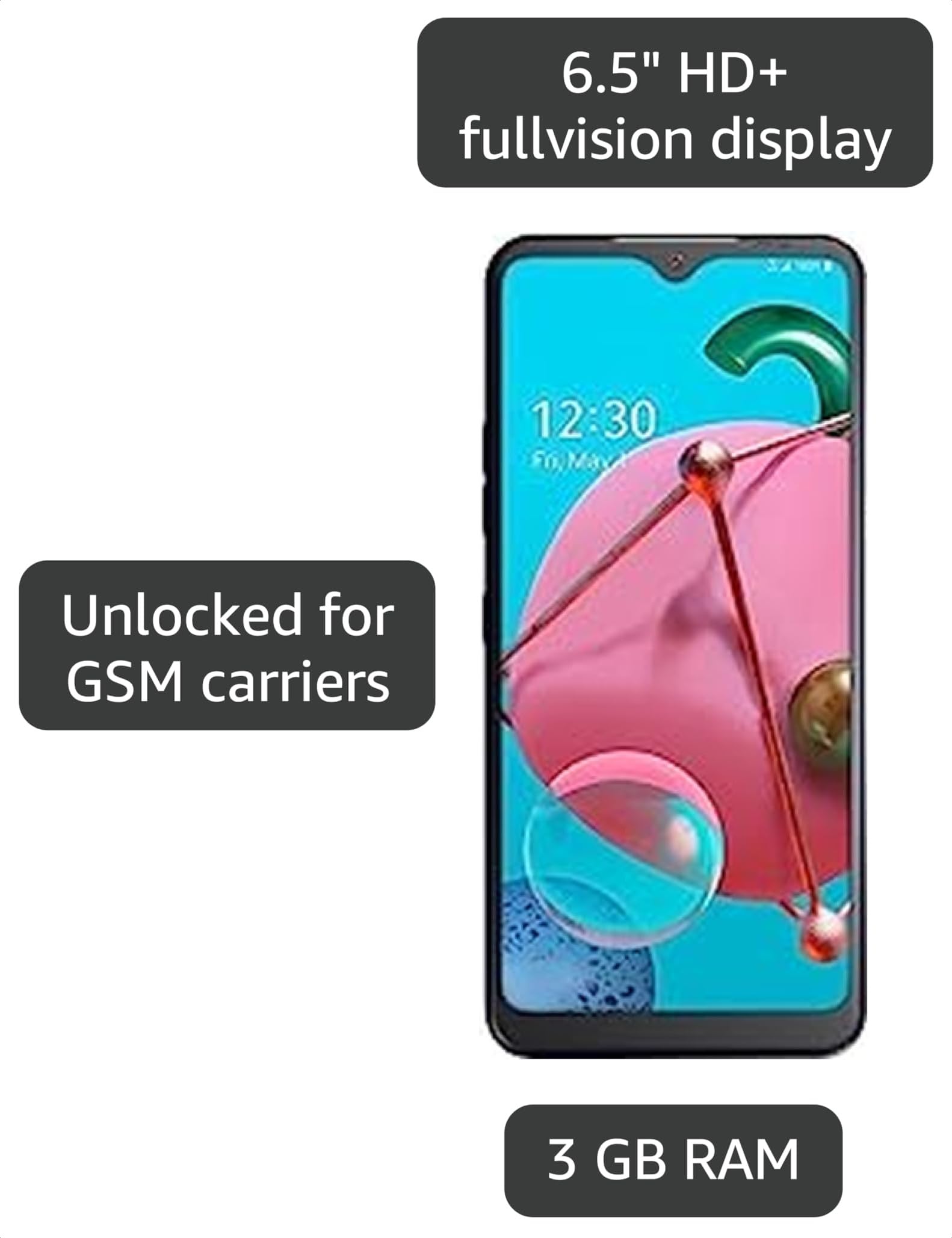 Amazon.com: LG K51 Android Smartphone – 3/32 GB (Renewed