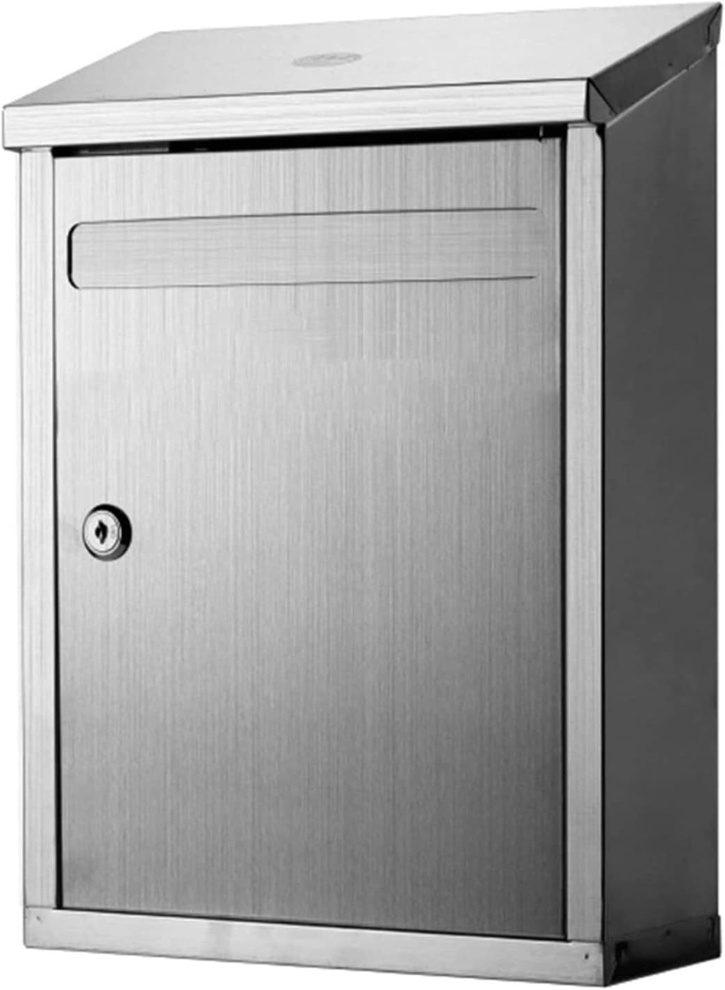 DAPERCI Letterboxes Wall Mount Large Mailbox, Stainless Steel Locking, Weatherproof