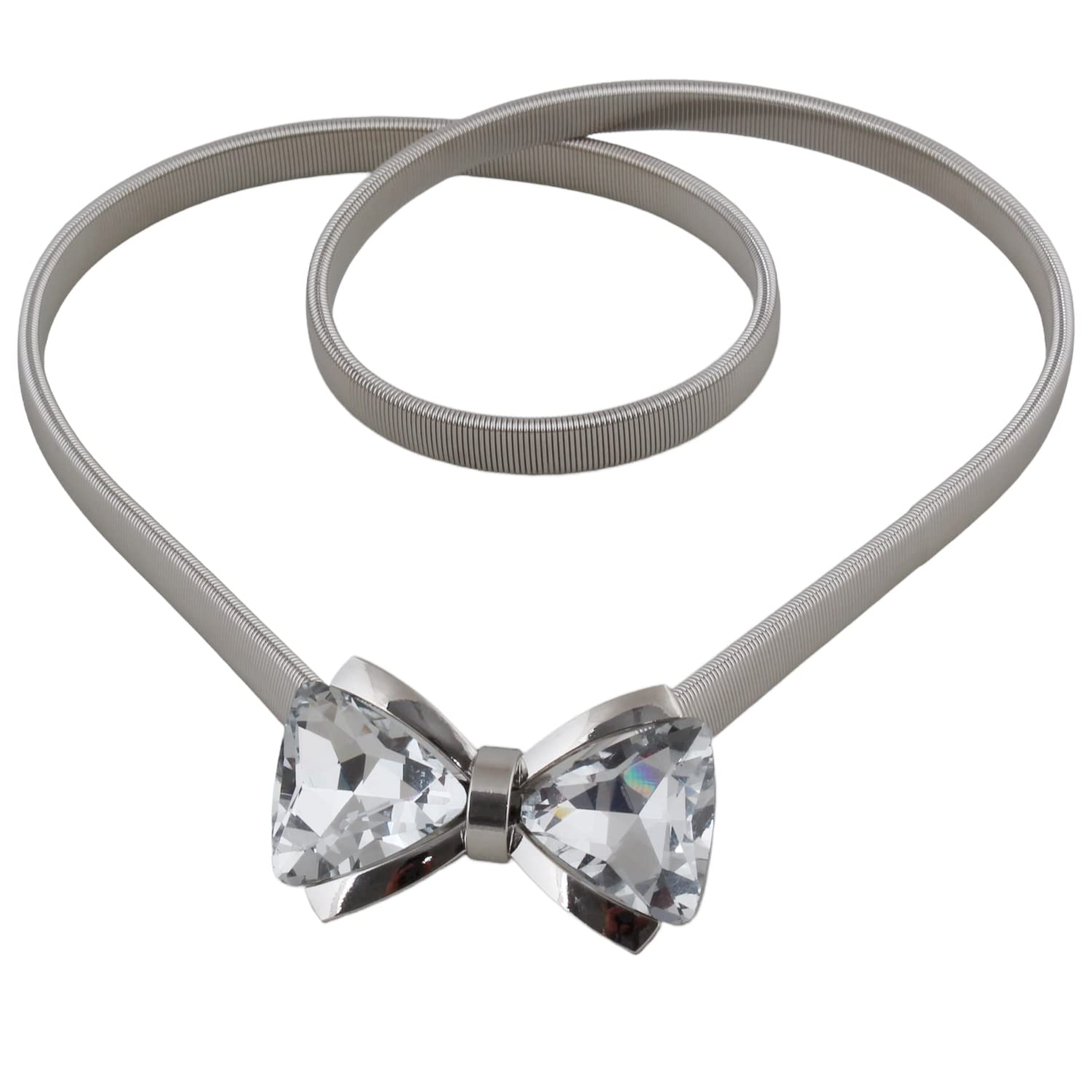 Lucky Jewellery Designer Silver Plated Kamarband White Rhinestone Waist Belt Udyanam Kamar Patta For Girls And Women (234-CHL-LJ665-S) (B07NNMSL7R) Amazon Price History, Amazon Price Tracker